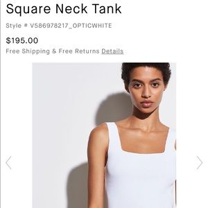 Black Vince square neck tank!!